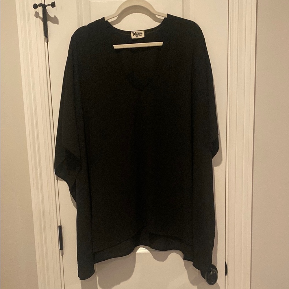 Black Sheer Women's Top
